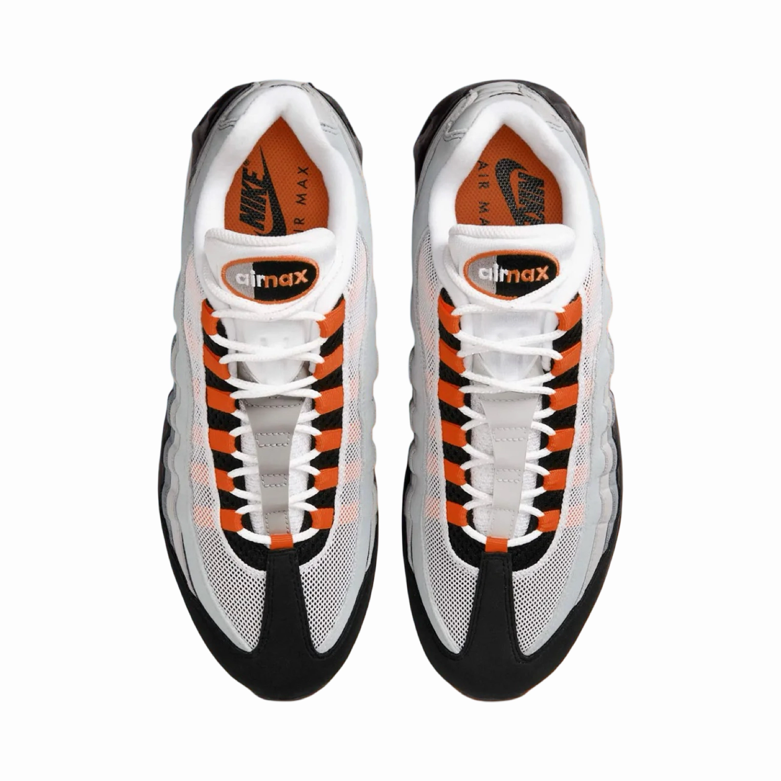 Nike Air Max 95 OG Black Bright Mandarin Modern Sneakers
