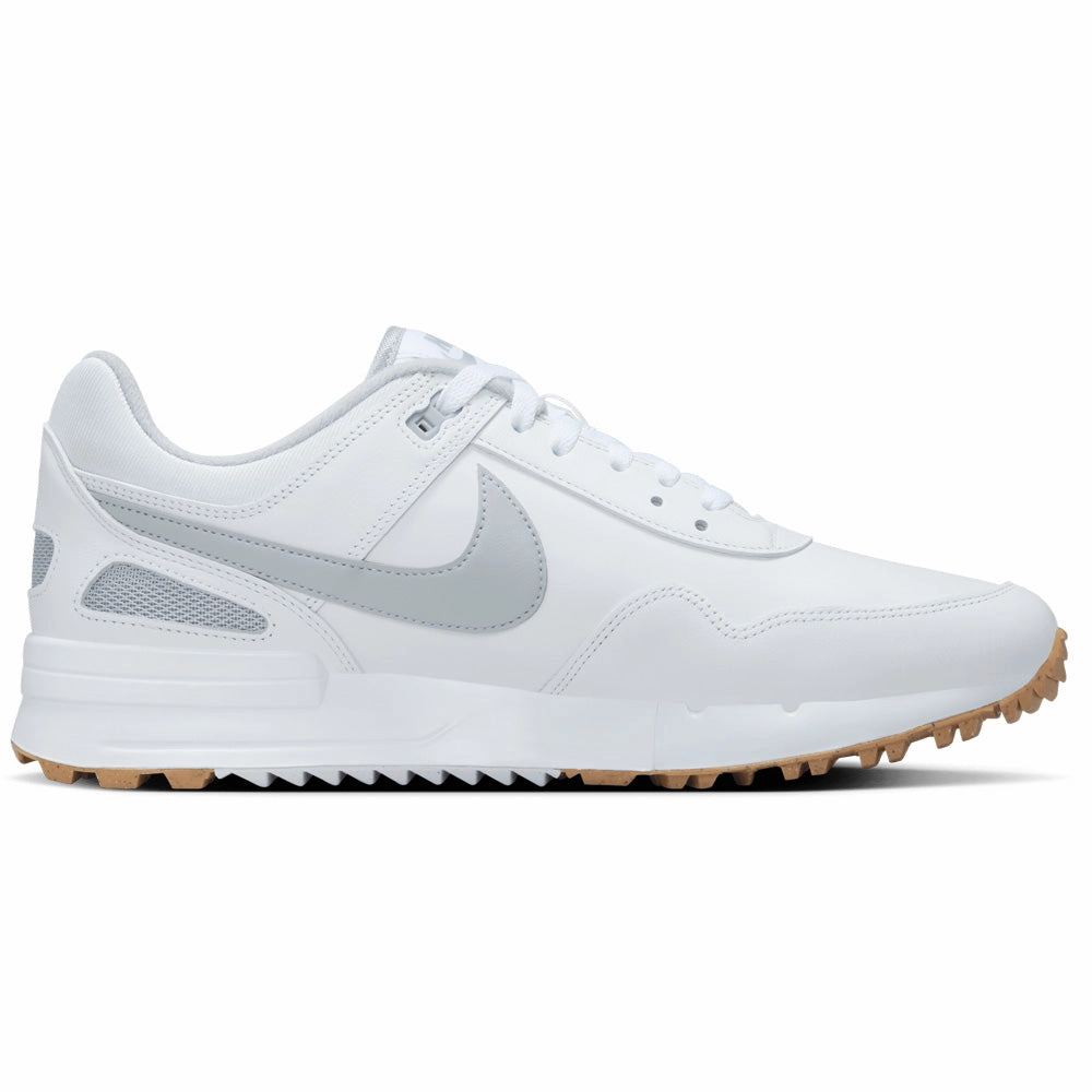 Nike Air Pegasus '89 G Spikeless Waterproof Shoes - White/Pure Platinum-Gum Med Brown Nike golf shoe options