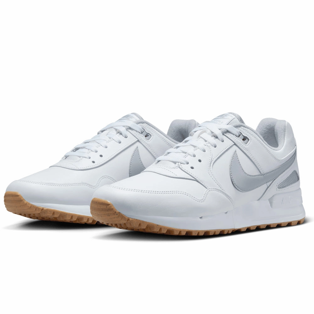 Nike Air Pegasus '89 G Spikeless Waterproof Shoes - White/Pure Platinum-Gum Med Brown Chic Office Loafers