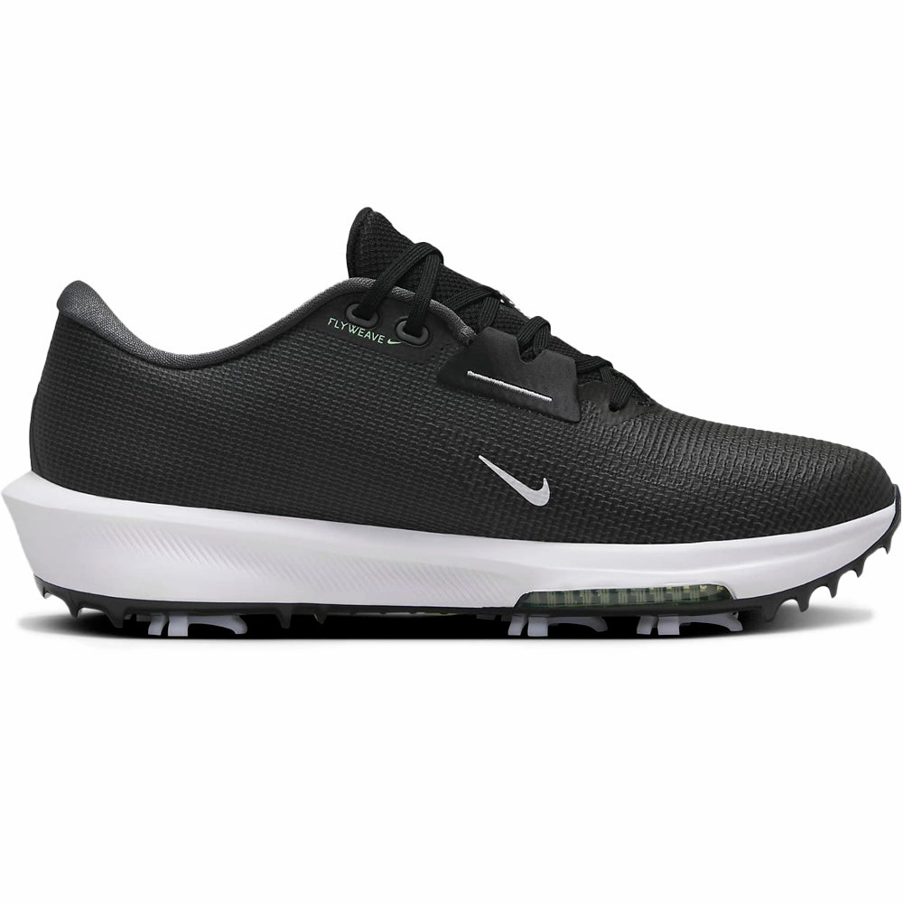 Nike Air Zoom Infinity Tour 2 Spiked Waterproof Shoes - Black/White/Vapor Green-Iron Grey Chic Office Loafers