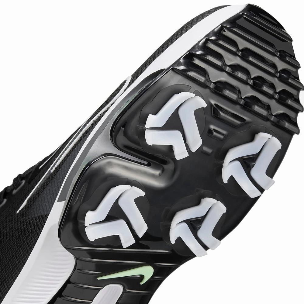 Nike Air Zoom Infinity Tour 2 Spiked Waterproof Shoes - Black/White/Vapor Green-Iron Grey Chic Office Loafers