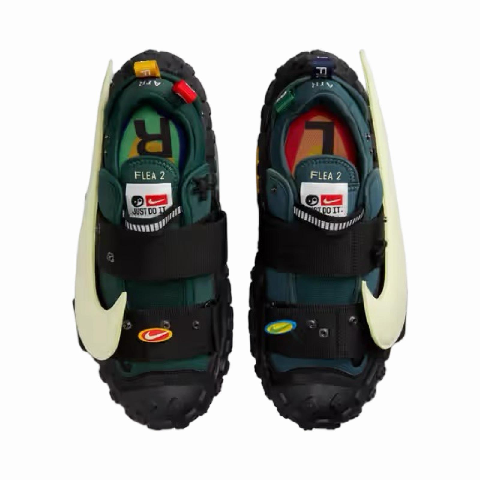Nike CPFM Air Flea 2 Faded Spruce Modern Sneakers