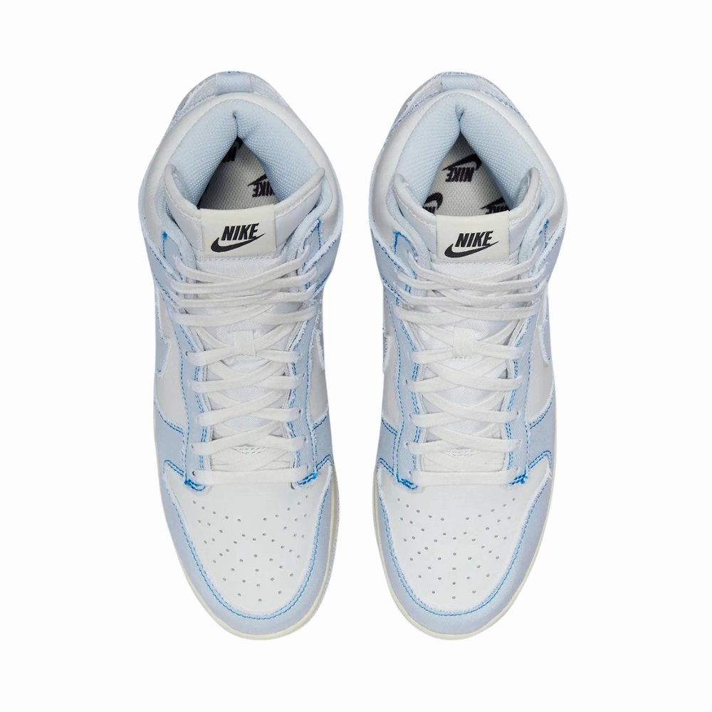 Nike Dunk High 1985 Blue Denim Light Blue White Blue Modern Sneakers