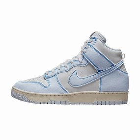 Nike Dunk High 1985 Blue Denim Light Blue White Blue Nike training shoes with flexible soles