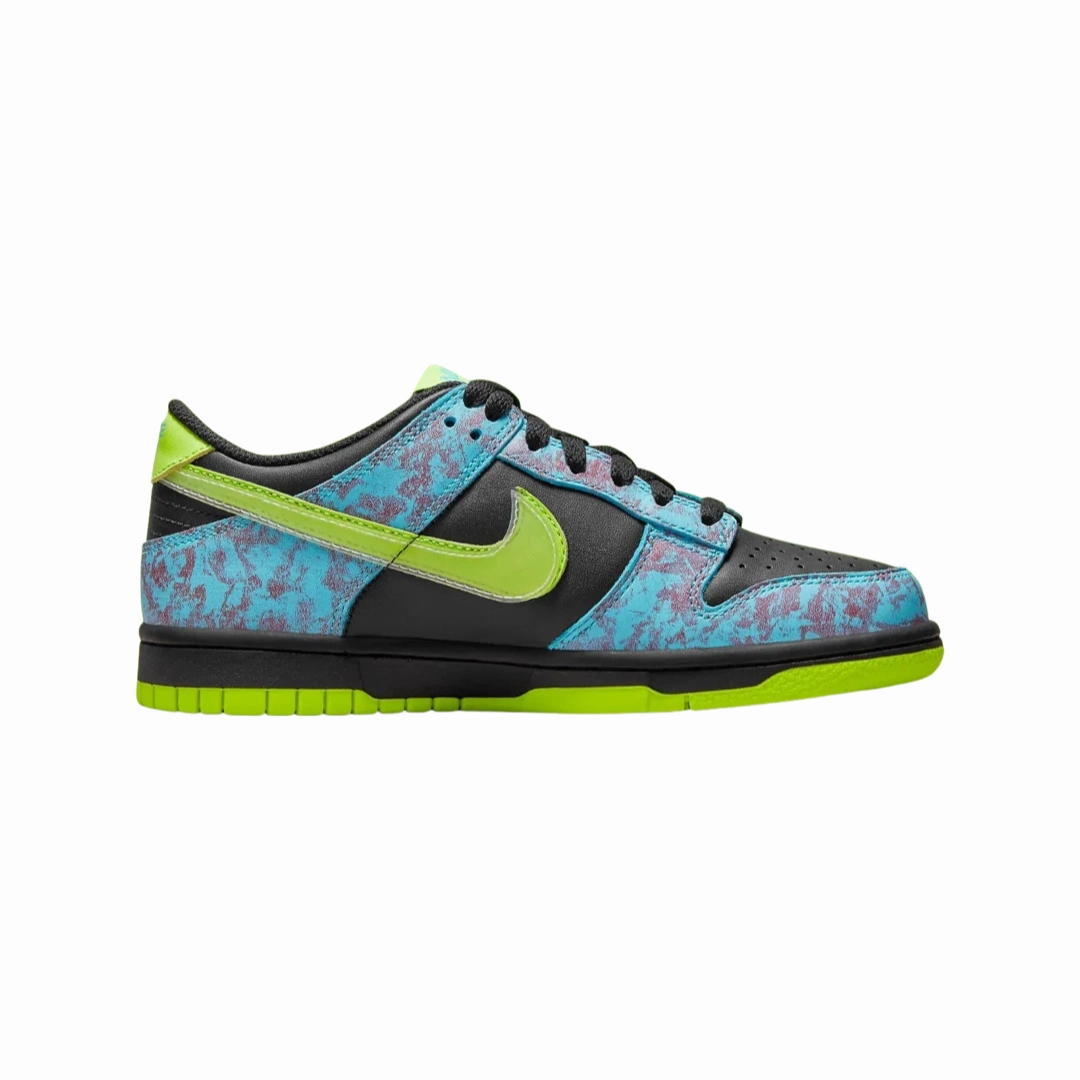 Nike Dunk Low GS Acid Wash Baltic Blue Volt Basketball Shoes