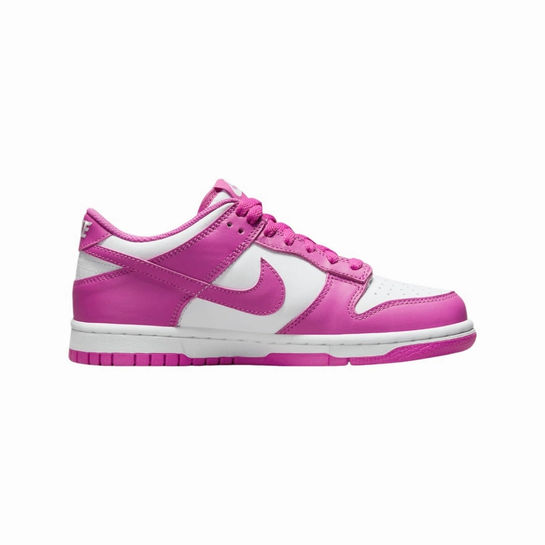 Nike Dunk Low GS Active Fushia White Modern Sneakers