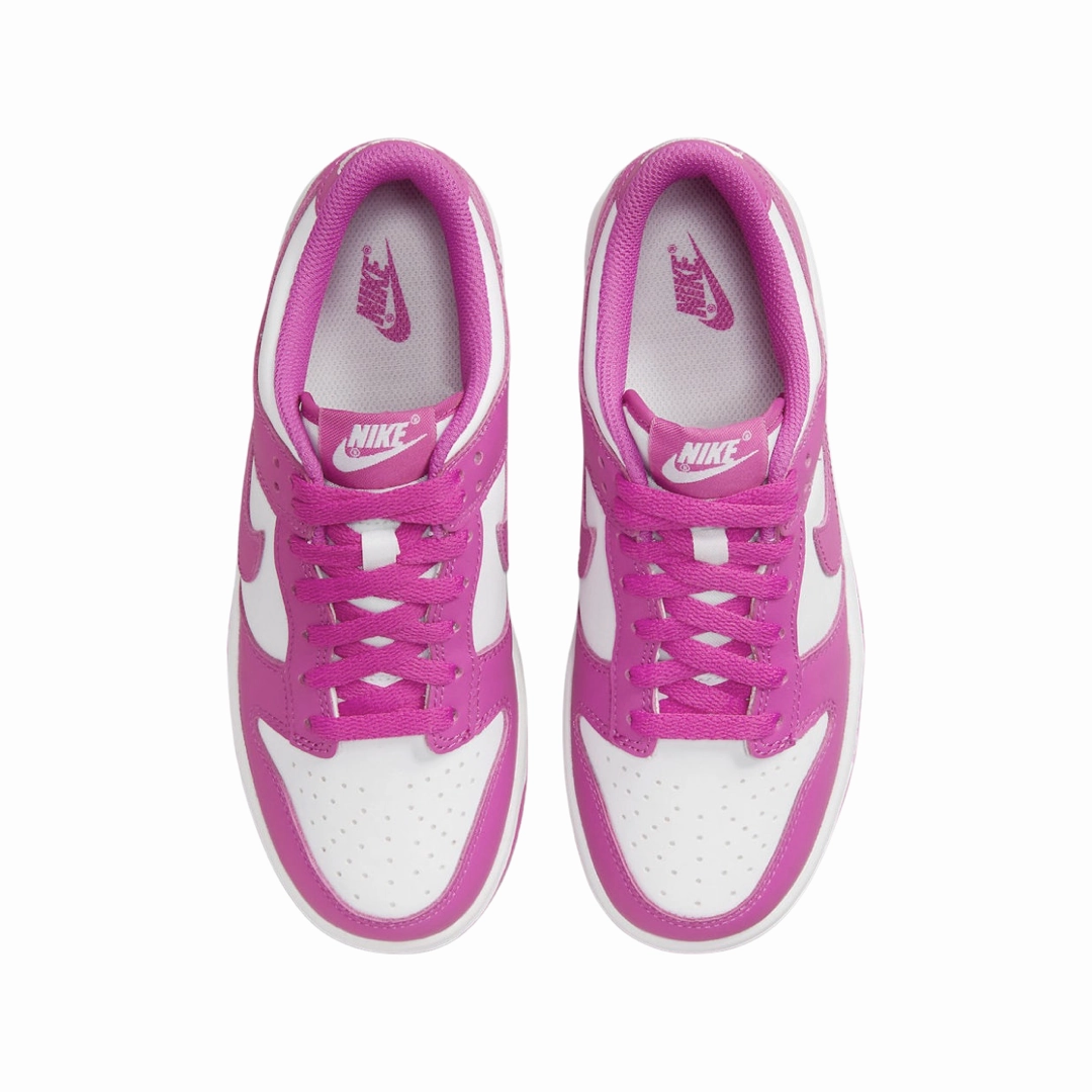 Nike Dunk Low GS Active Fushia White Modern Sneakers