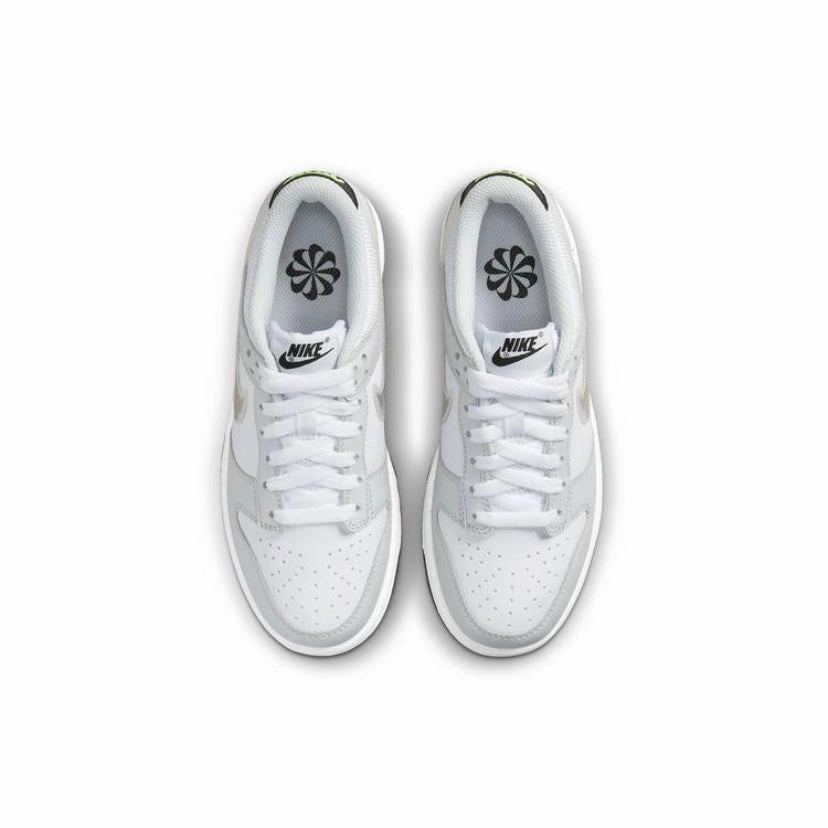 Nike Dunk Low GS Glitch Swoosh Photon Grey Basketball Shoes