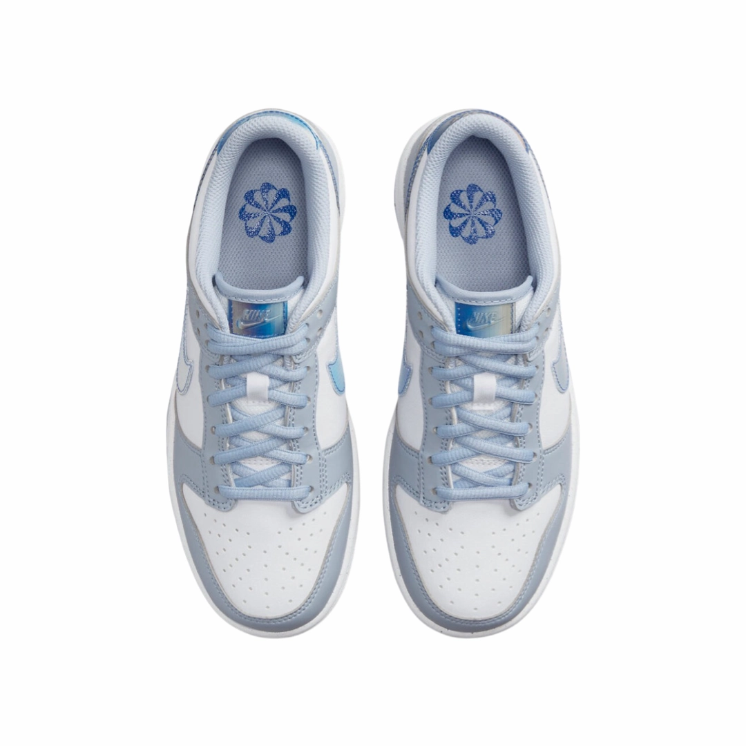 Nike Dunk Low (GS) Next Nature Blue Whisper Hyper Royal Green Abyss White Basketball Shoes