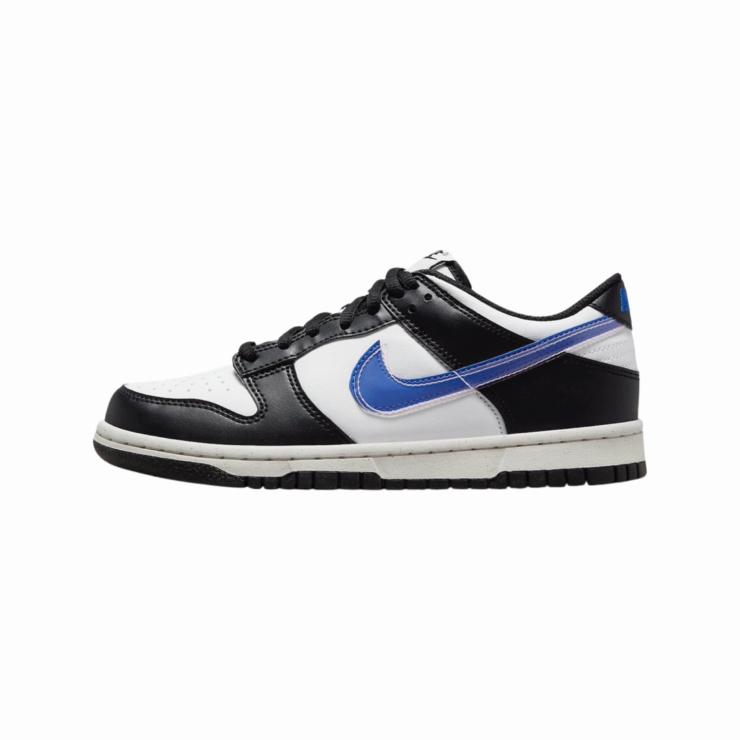 Nike Dunk Low NN GS Black Hyper Royal Air Jordan basketball shoes with classic look