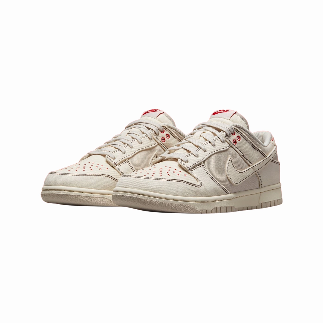 Nike Dunk Low Sashiko Light Orewood Brown Basketball Shoes