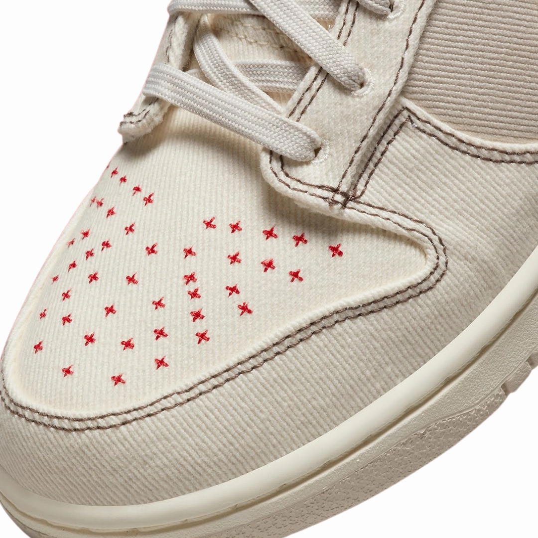 Nike Dunk Low Sashiko Light Orewood Brown Basketball Shoes