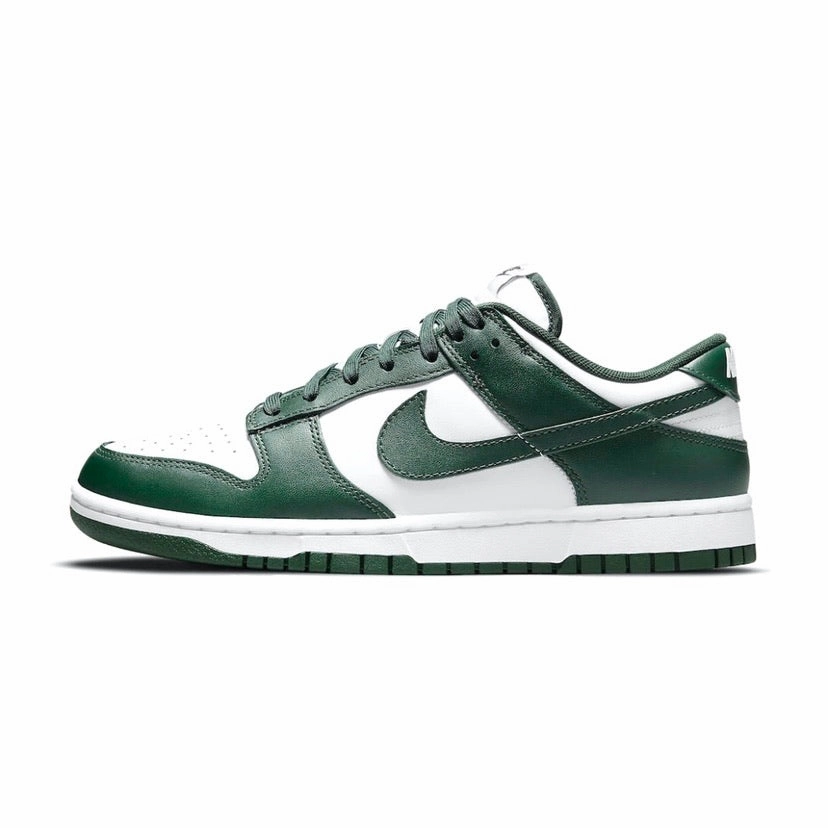Nike Dunk Low Spartan Green Michigan State Team Green Modern Sneakers