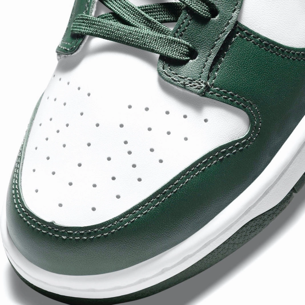 Nike Dunk Low Spartan Green Michigan State Team Green Modern Sneakers
