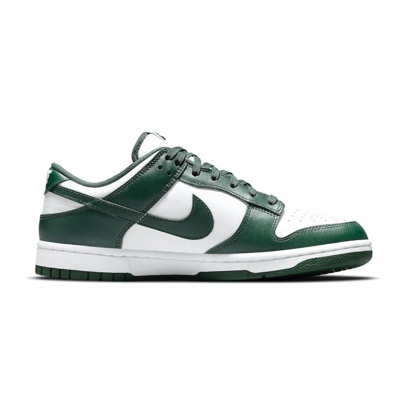 Nike Dunk Low Spartan Green Michigan State Team Green Modern Sneakers