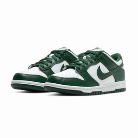 Nike Dunk Low Spartan Green Michigan State Team Green Nike training shoes with flexible soles