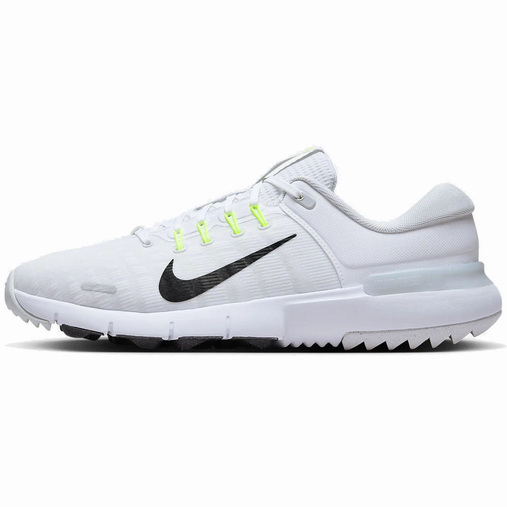 Nike Free Golf NN Spikeless Waterproof Shoes - White/Pure Platinum/Wolf Grey/Black Chic Office Loafers