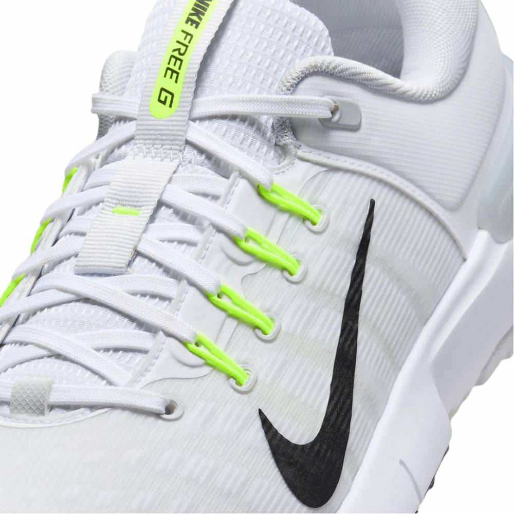 Nike Free Golf NN Spikeless Waterproof Shoes - White/Pure Platinum/Wolf Grey/Black Chic Office Loafers