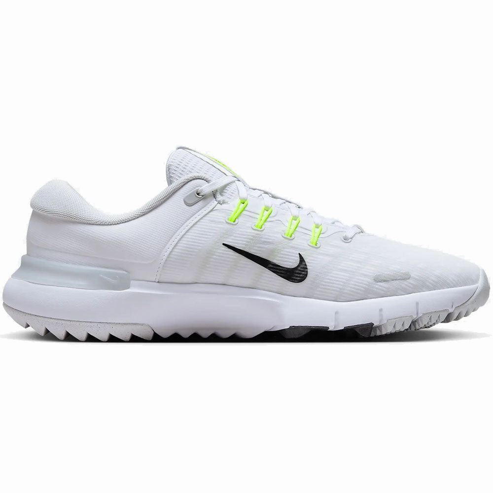 Nike Free Golf NN Spikeless Waterproof Shoes - White/Pure Platinum/Wolf Grey/Black Nike golf shoe options