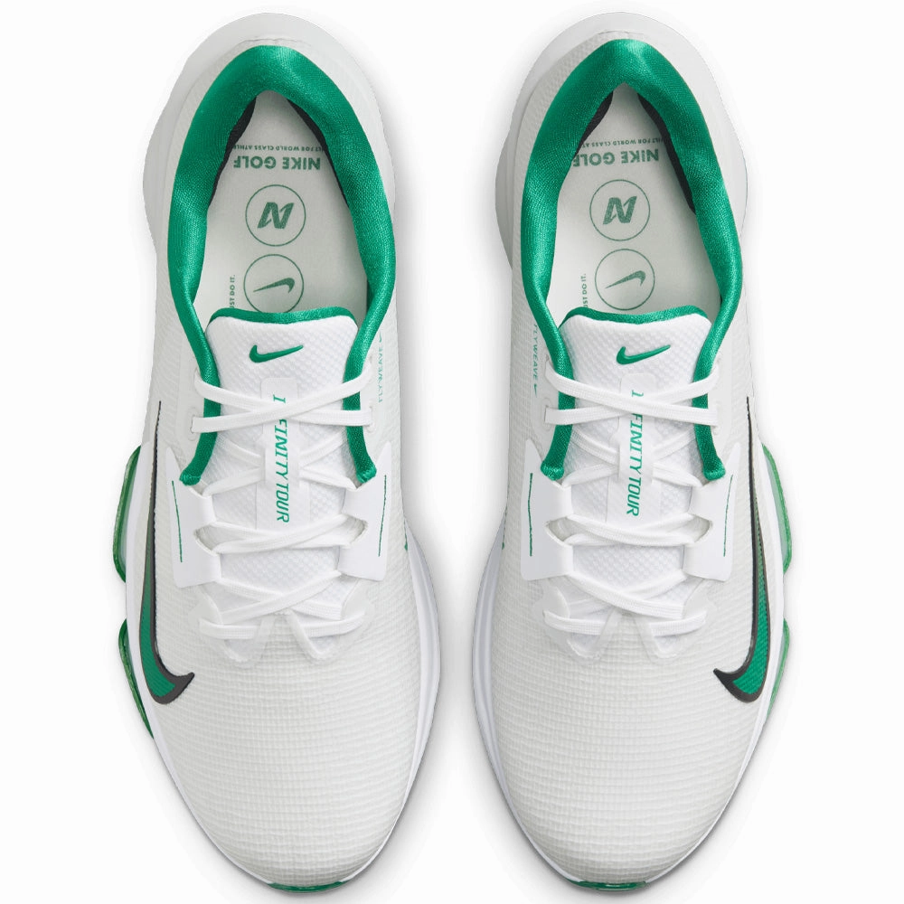 Nike Infinity Tour 2 Spiked Shoes - White/Malachite-Photon Dust Chic Office Loafers
