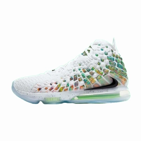 Nike Lebron XVII Command Force GS White Black Multicolour Air Jordan basketball shoes with classic look