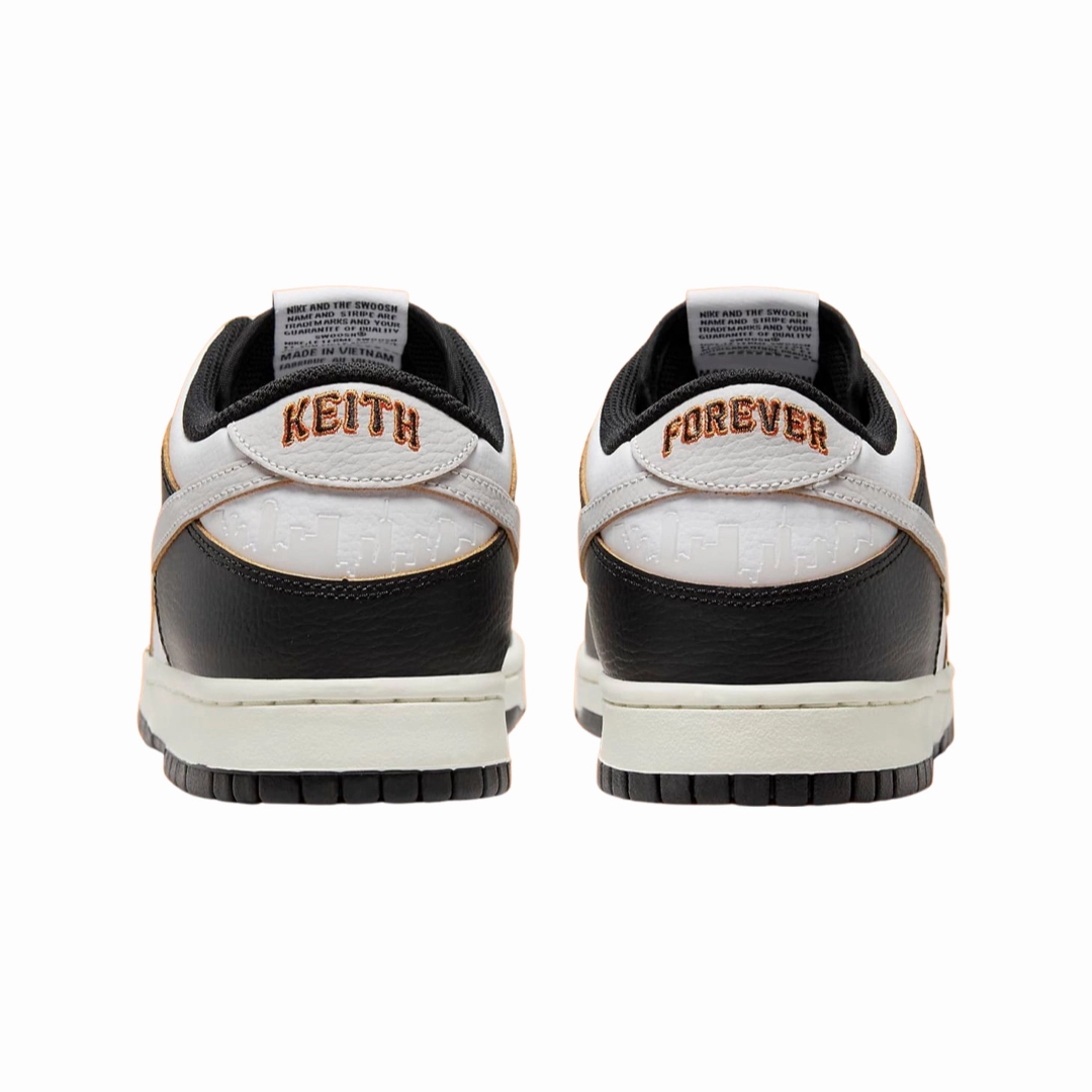 Nike SB Dunk Low HUF San Francisco Black White Orange Street Shoes