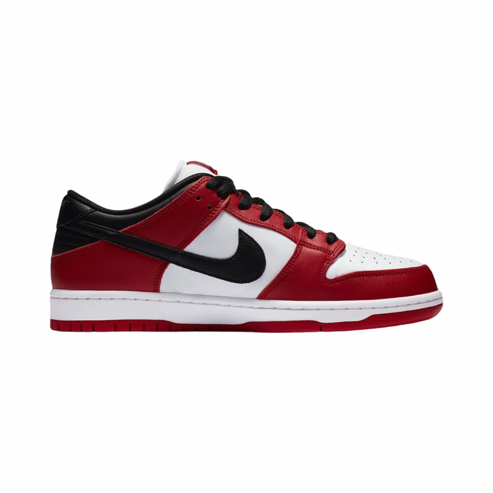 Nike SB Dunk Low J Pack Chicago Varsity Red Black White Street Shoes