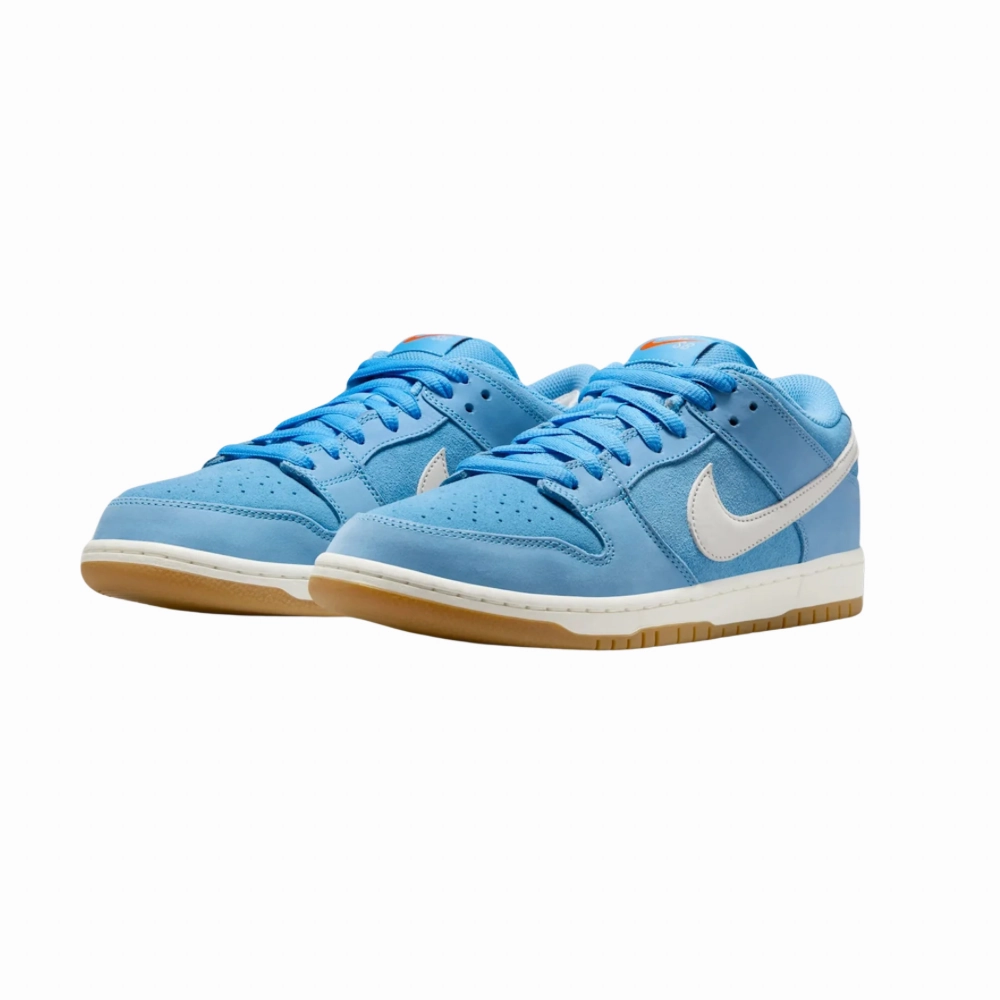 Nike SB Dunk Low Pro University Blue Gum Psychic Blue Light Brown Safety Orange Street Shoes
