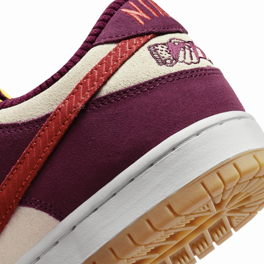 Nike SB Dunk Low QS Skate Like a Girl Dark Beetroot Light Crimson Street Shoes