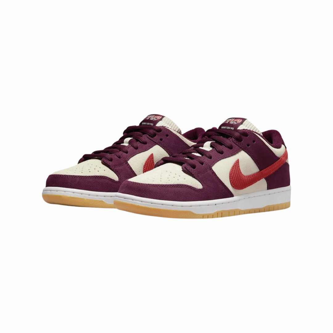 Nike SB Dunk Low QS Skate Like a Girl Dark Beetroot Light Crimson Street Shoes