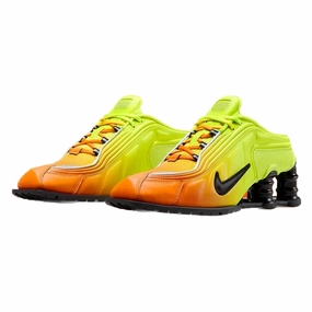 Nike Shox MR4 Mule Martine Rose Safety Orange Black Metallic Silver Nike casual sneakers with modern design