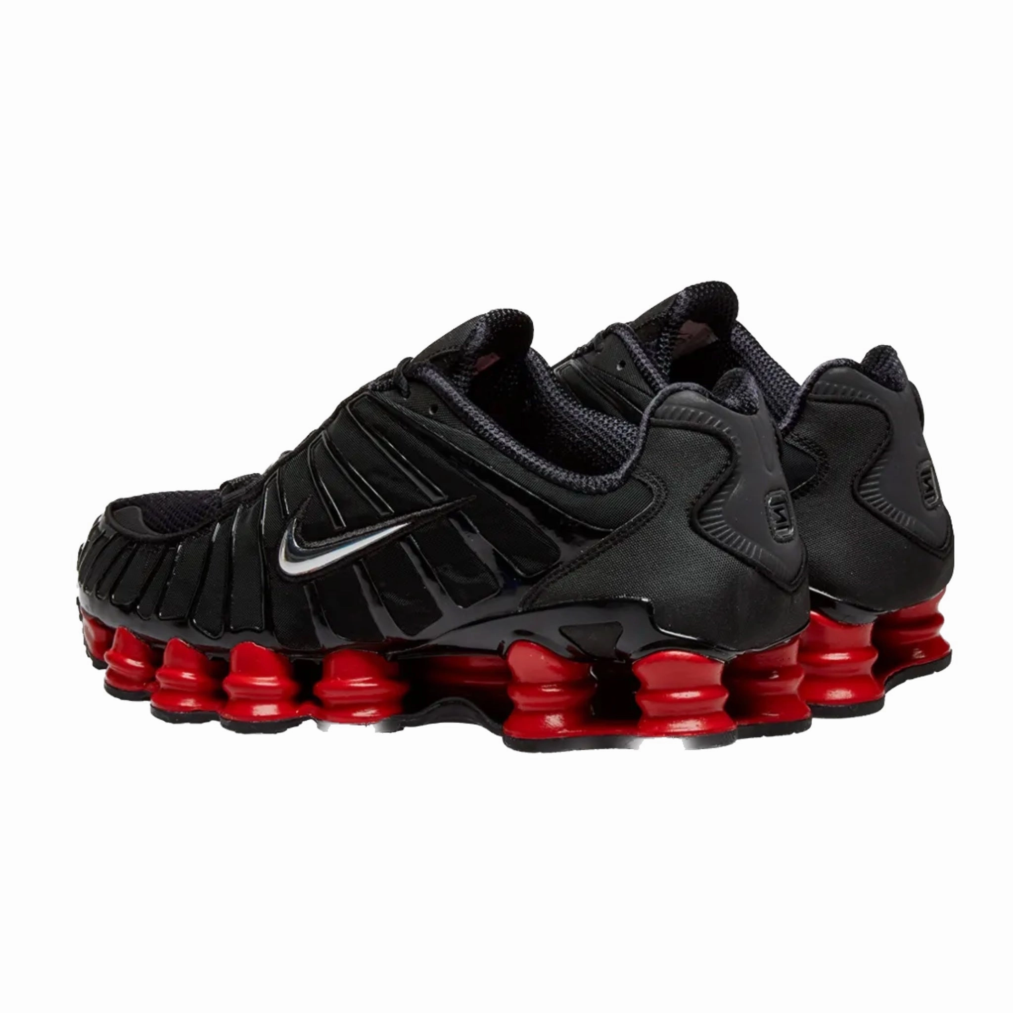 Nike Shox TL Skepta Black Metallic Silver University Red Street Shoes