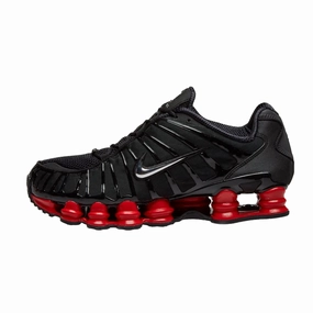 Nike Shox TL Skepta Black Metallic Silver University Red Nike casual sneakers with modern design