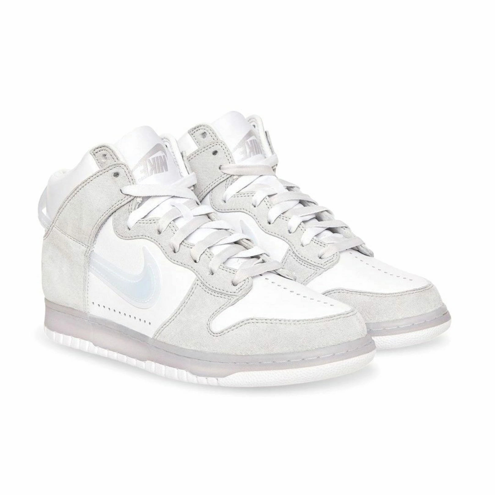 Nike Slam Jam Dunk High White Pure Platinum DA1639-100 Nike casual sneakers with modern design