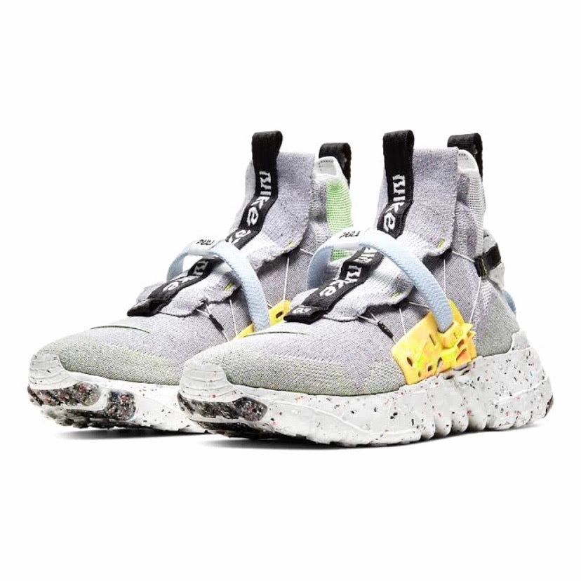 Nike Space Hippie 03 Grey Volt Glow Photon Dust Street Shoes