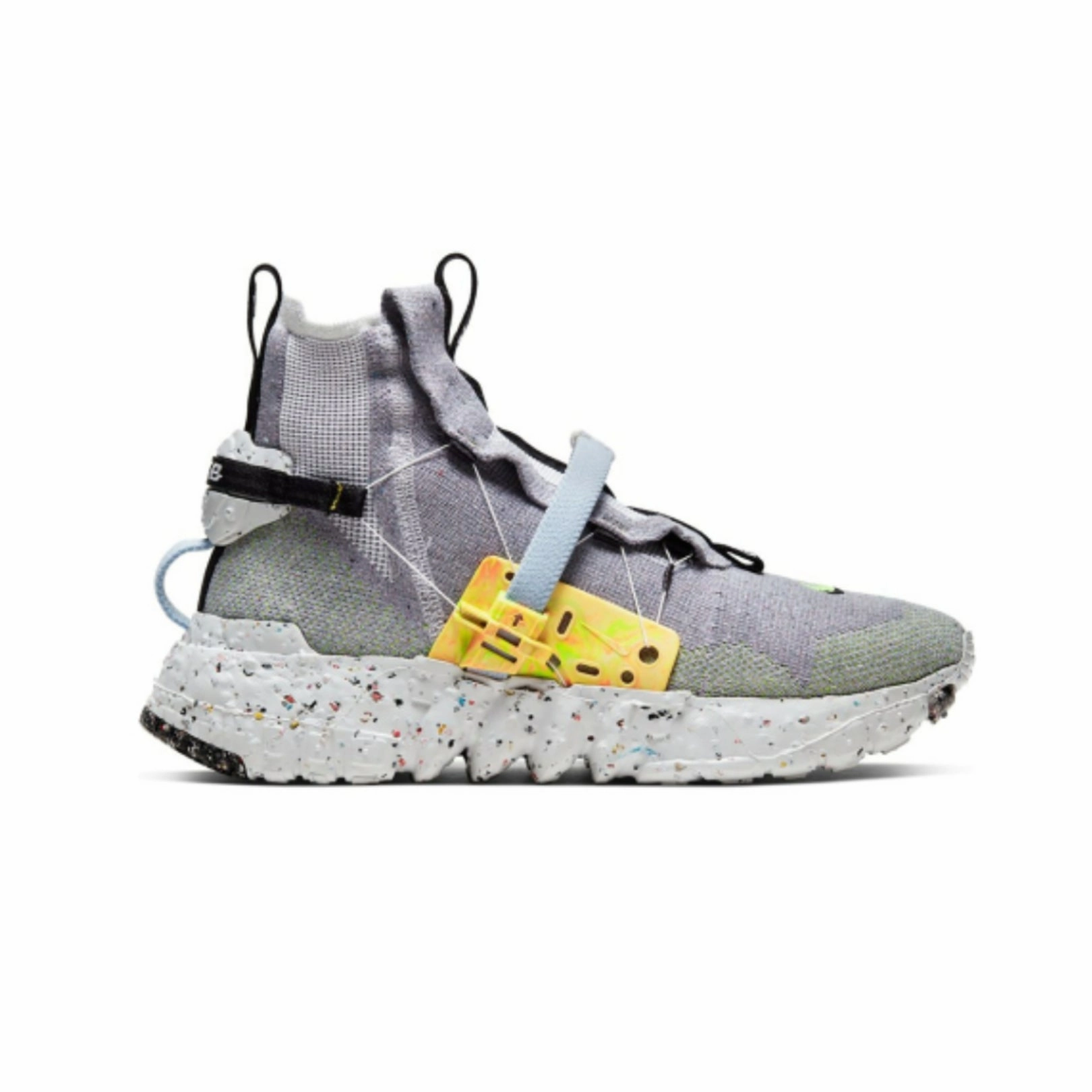 Nike Space Hippie 03 Grey Volt Glow Photon Dust Street Shoes