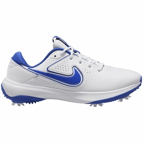 Nike Victory Pro 3 Spiked Shoes - White/Hyper Royal Nike golf shoe options