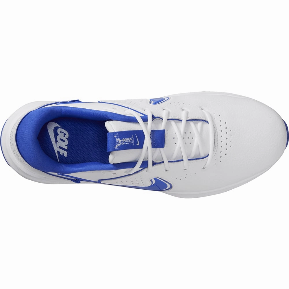 Nike Victory Pro 3 Spiked Shoes - White/Hyper Royal Chic Office Loafers