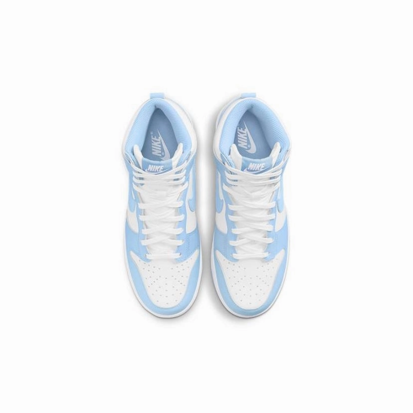 Nike Women's Dunk High White Aluminum Street Shoes