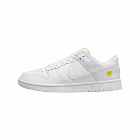 Nike Women's Dunk Low Valentine's Day Yellow Heart White Nike casual sneakers with modern design