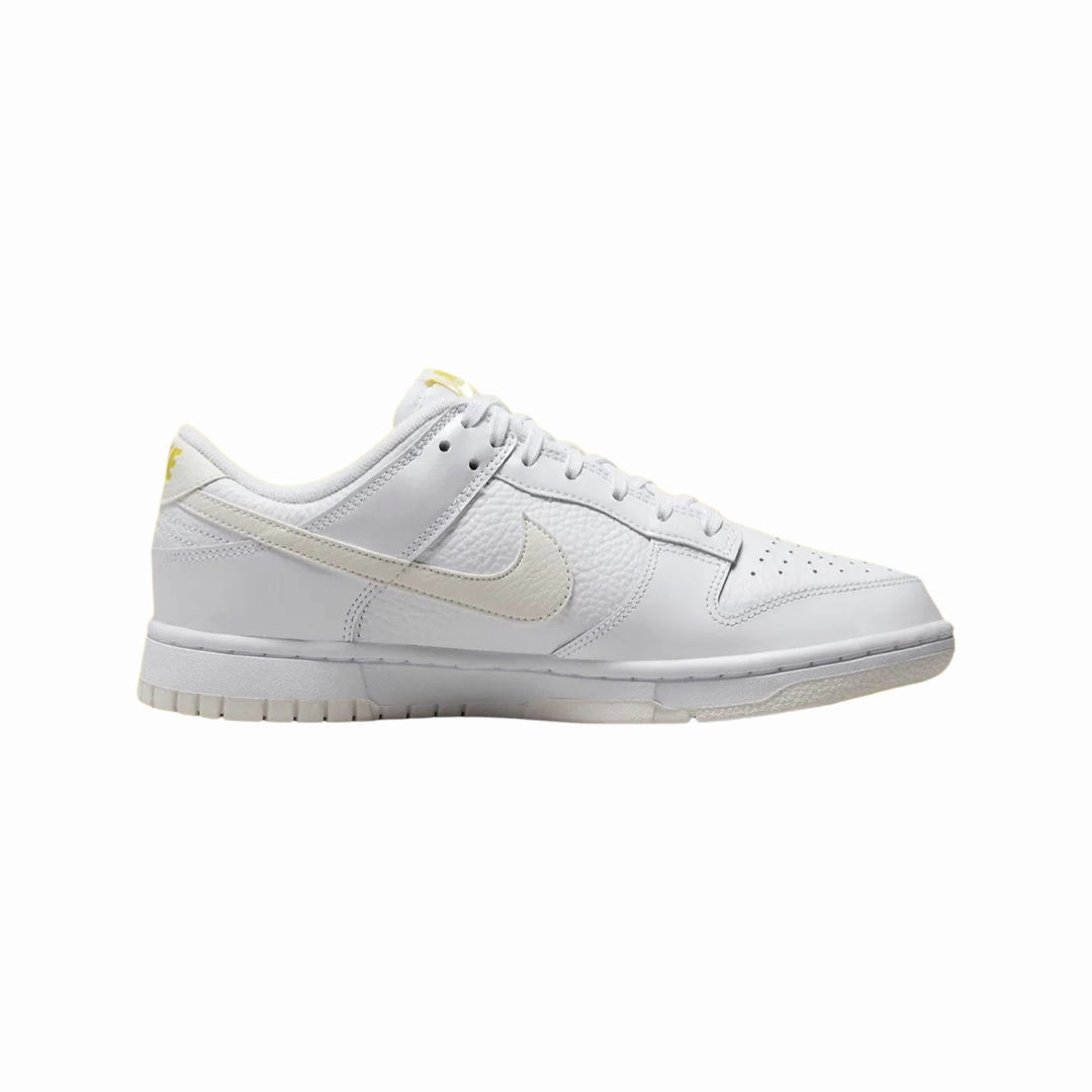 Nike Women's Dunk Low Valentine's Day Yellow Heart White Street Shoes