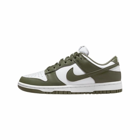 Nike Women's Dunk Low White Medium Olive White Nike casual sneakers with modern design