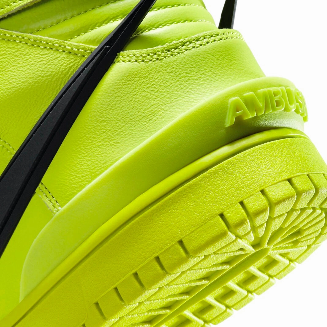 Nike x Ambush Dunk High Atomic Green Black Flash Lime Street Shoes