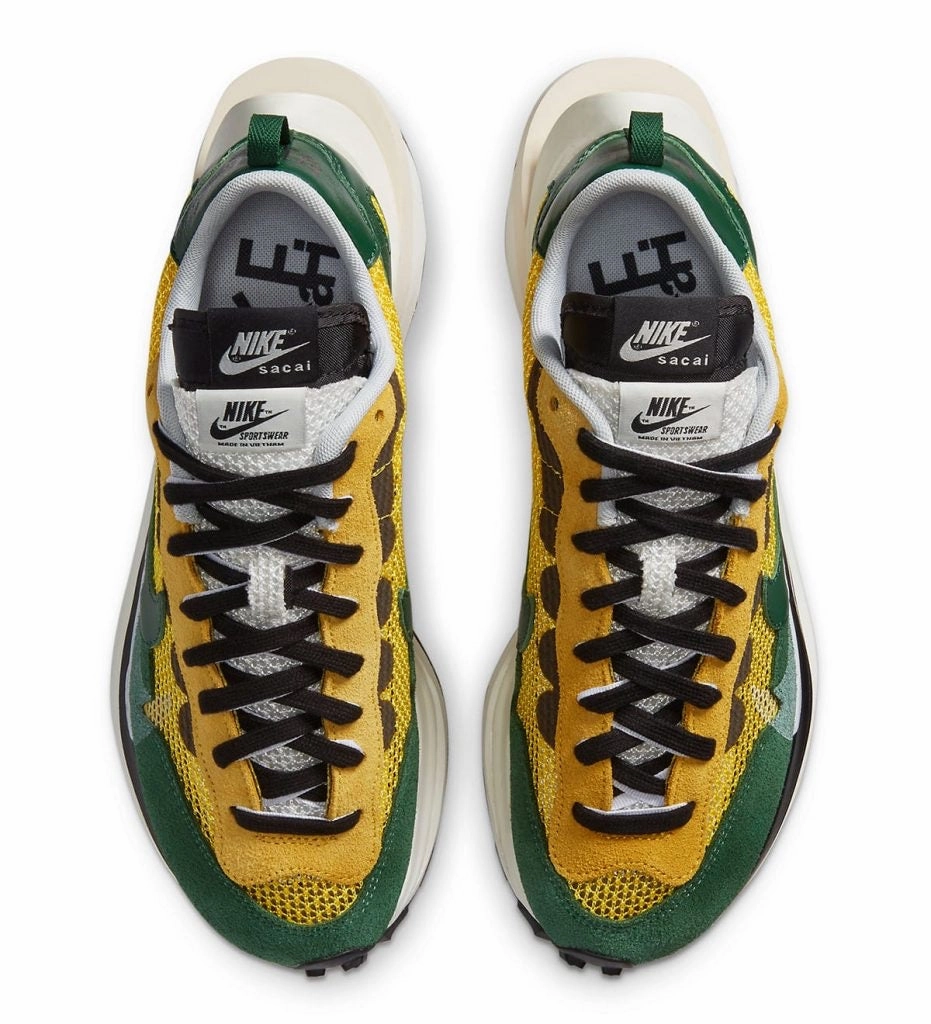 Nike x Sacai Vaporwaffle Tour Yellow Gorge Green Street Shoes