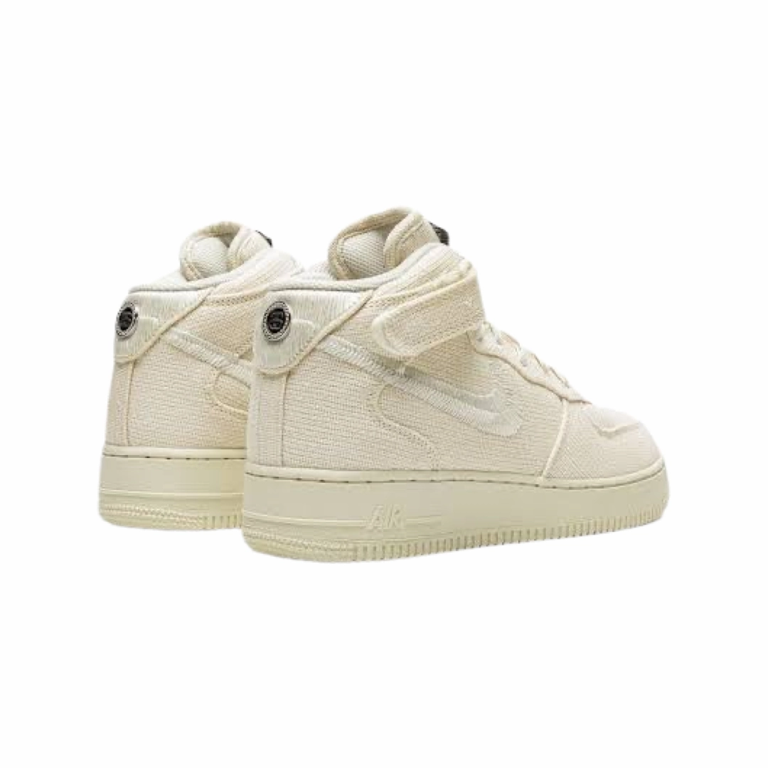 Nike x Stussy Air Force 1 '07 Mid SP Fossil Fossil Street Shoes
