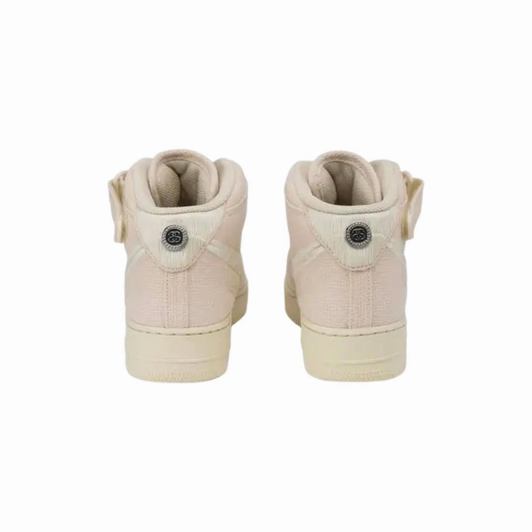 Nike x Stussy Air Force 1 '07 Mid SP Fossil Fossil Street Shoes