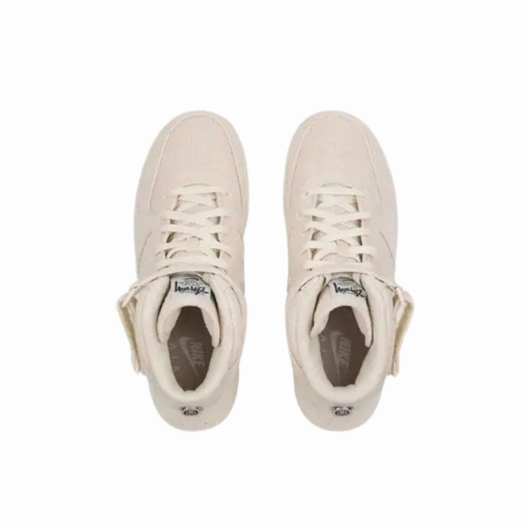 Nike x Stussy Air Force 1 '07 Mid SP Fossil Fossil Street Shoes