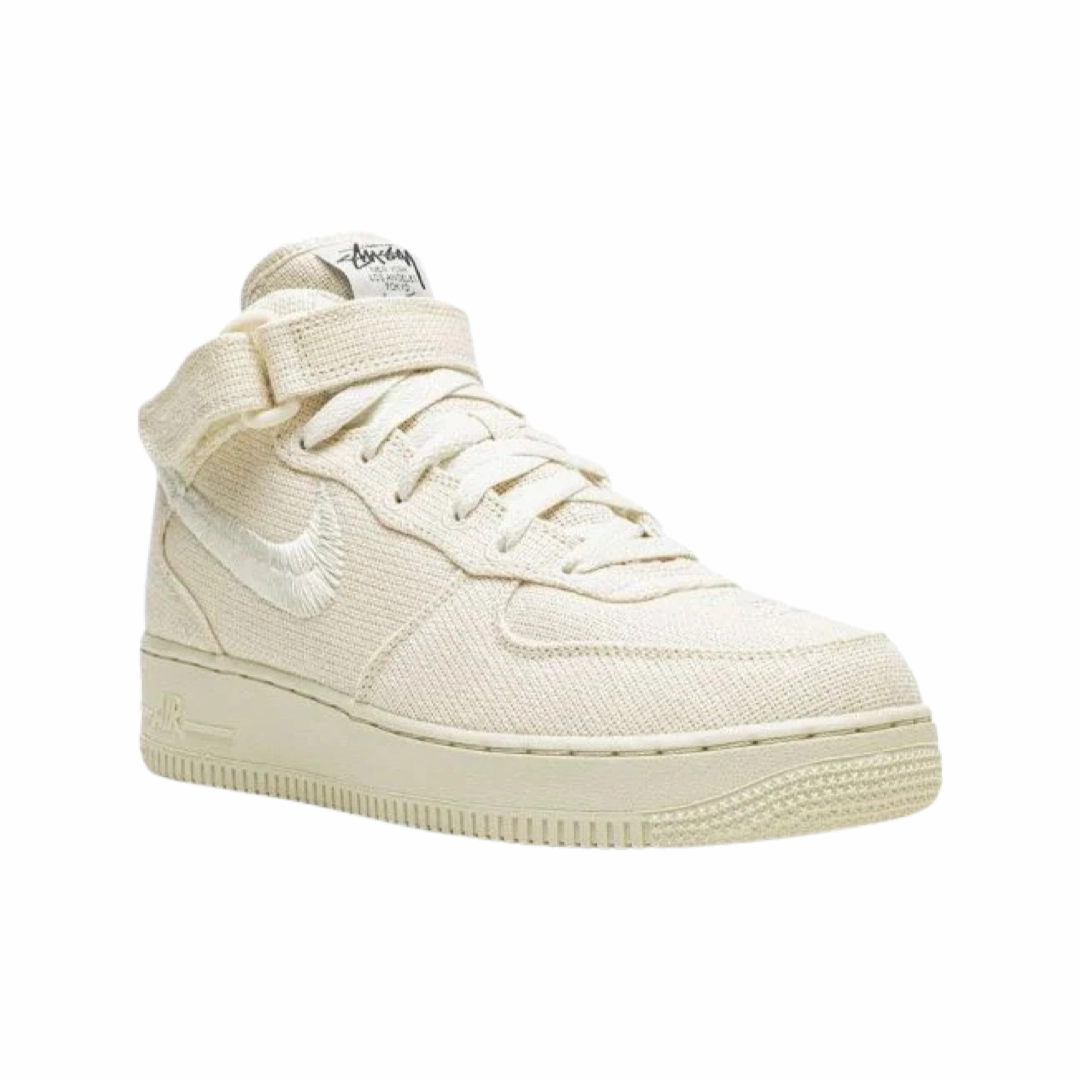 Nike x Stussy Air Force 1 '07 Mid SP Fossil Fossil Street Shoes