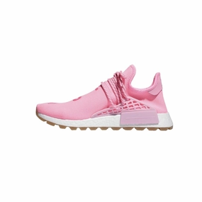 NMD Human Race Pharrell Now Is Her Time Pink White By adidas Adidas lifestyle shoes with breathable mesh
