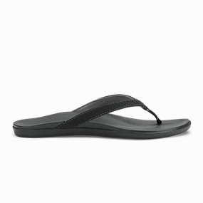 OLUKAI HO'OPIO WOMEN'S Olukai leather slip-ons with island style